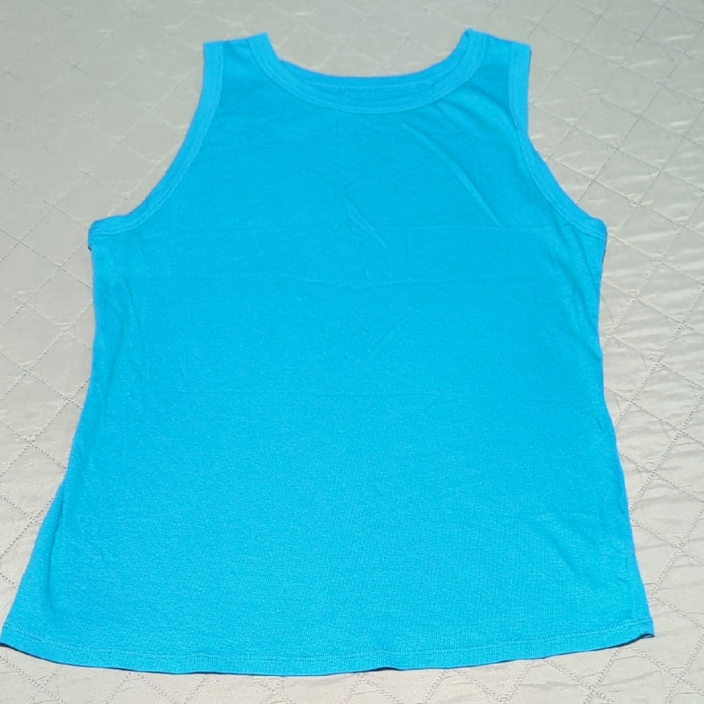 A New Day Bright Blue Tank Top Women's Size XXL